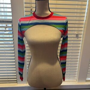 Colorful Striped Women's Bolero Top size 2xl